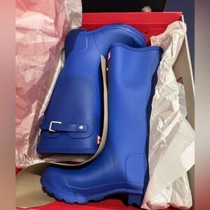 Hunter Dragonfly Blue Kids Boots